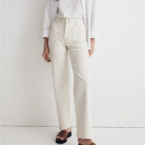 Madewell perfect vintage wide leg jean in vintage canvas